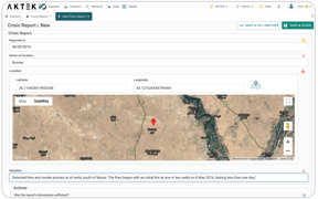 customizable data collection instruments on AKTEK iO